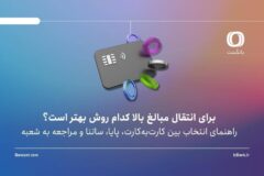 برای انتقال مبالغ بالا کدام روش بهتر است؟ راهنمای انتخاب بین کارت‌به‌کارت، پایا، ساتنا و مراجعه به شعبه