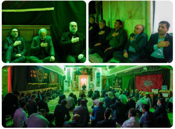 برگزاری مراسم عزاداری اربعین حسینی در بانک مسکن