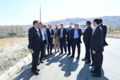 بازدید مدیران ارشد گروه مالی بانک مسکن و گروه سرمایه‌گذاری مسکن از پروژه خورشید هاشمیه در مشهد