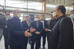 بازدید عضو هیات مدیره بانک ملی ایران از روند بازسازی شعبه گمرک بندرعباس