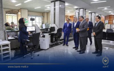 بازدید قائم مقام مدیرعامل و مدیران ارشد بانک ملی ایران از شعب؛ تأکید بر ارتقای خدمت‌رسانی و تحقق اهداف بانک