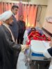 دیدار مدیرکل بنیاد شهید هرمزگان و مدیر شعبه دی بندرعباس با  مجروحان جنایت آمریکا در کوهستک