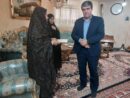 تجلیل از همسر فداکار جانباز ۷۰ درصد در جنوب تهران
