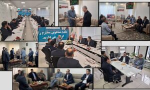 بازدید رئیس هیئت‌مدیره بیمه دی از شعبه سرپرستی گیلان