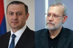 رایزنی دبیر شورای امنیت ملی ارمنستان با لاریجانی رایزنی دبیر شورای امنیت ملی ارمنستان با لاریجانی