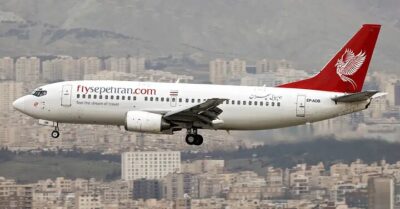 نخستین پرواز تهران به دبی پس از جنگ رمضان در فرودگاه دبی به زمین نشست