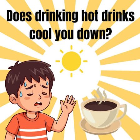 ?Is it true that … having a hot drink will cool you down