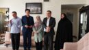 تجلیل شعبه جنوب‌غرب تهران بیمه دی از همسر جانباز ۷۰ درصد به مناسبت روز پرستار