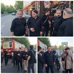 *بازدید مدیرعامل بانک سپه از موکب‌های خدمات‌رسان بانک به زائران مراسم وداع و تشییع قائد شهید امت *