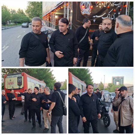 *بازدید مدیرعامل بانک سپه از موکب‌های خدمات‌رسان بانک به زائران مراسم وداع و تشییع قائد شهید امت *