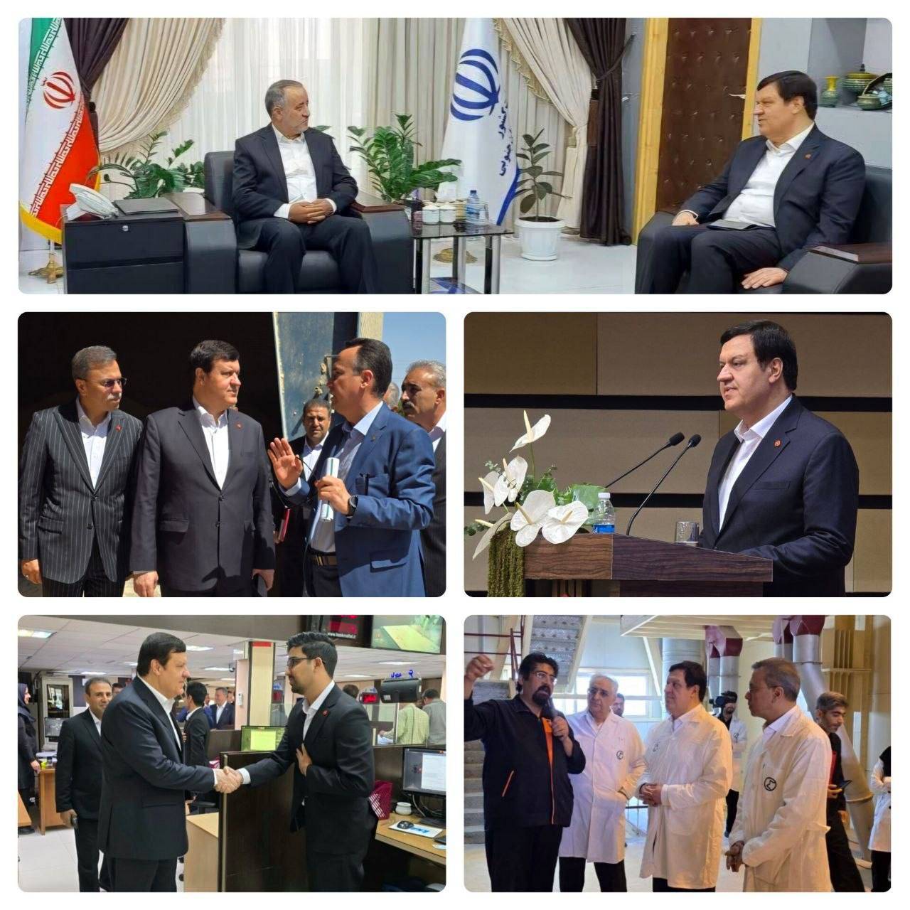 *دیدار مدیرعامل بانک ملت با استاندار خراسان جنوبی و بازدید از چند شرکت تولیدی و شعب بانک در استان*