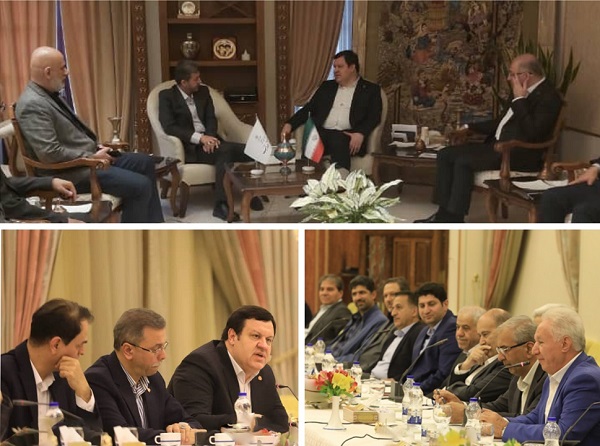 نشست های جداگانه مدیرعامل بانک ملت با استاندار و فعالان اقتصادی استان اصفهان