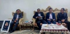 تجلیل از ایثار شهدا در دیدار مدیران بیمه دی با خانواده شهید پاسدار سعید مرادی