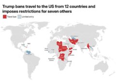 Donald Trump’s travel ban on citizens from 12 countries takes effect