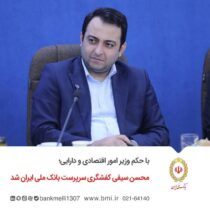 محسن سیفی کفشگری سرپرست بانک ملی ایران شد