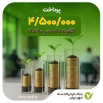 تعداد وام‌های پرداختی بانک مهر ایران از ۴ میلیون و ۵۰۰هزار فقره عبور کرد