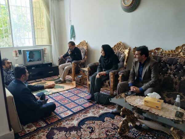 دیدار با دو جانباز جنگ رمضان و پیگیری درمان آنها