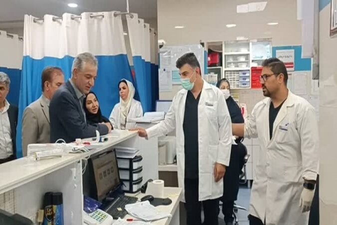 بازدید مدیرکل درمان مستقیم سازمان تأمین اجتماعی از بیمارستان‌های ملکی استان خوزستان