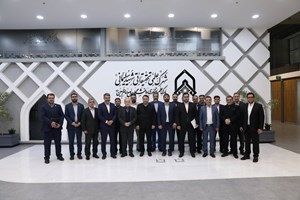 بازدید مدیرعامل بانک سپه از پارک علم و فناوری دانشگاه جامع امام حسین (ع)